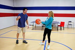 Codi Carmichael fucking in the locker room with her tits - SD - 30:00 video - from NaughtyAmerica
