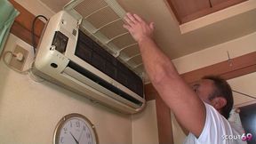 Japanese Mature Wife give a Fuck to the ugly Worker when her husband is at work in Uncensored JAV Roleplay - HD - 36:42 video - from xHamster
