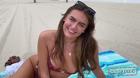 Brunette teen Selina, went to a stranger's place and got fucked POV - HD - 15:21 video - from XGroovy