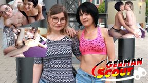 GERMAN SCOUT - CANDID BERLIN GIRLS' FIRST FFM THREESOME PICKUP - 4K - 12:12 video - from xHamster
