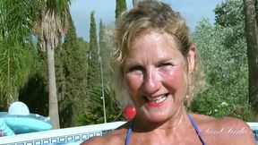 AuntJudys - Your New Pool Lady Mrs. Molly Sucks Your Cock (POV) - HD - 20:12 video - from xHamster