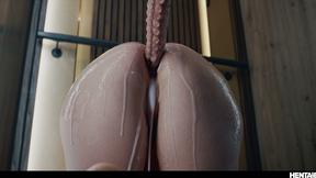 Hardcore Real Life Hentai - Cum Slut Redhead Sata Jones Monster Fucked in Elevat - HD - 0:59 video - featuring Sata Jones - from Fapnado