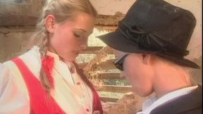 Lesbian Orgasms for Two Blondes in the Barn - HD - 5:36 video - from xHamster