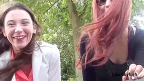 Backseat Lesbian Fisting - HD - 8:00 video - from PornUse
