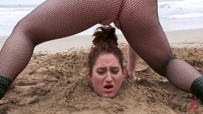 SSBBW Disgraced on beach in Spain - HD - 11:44 video - from Xozilla
