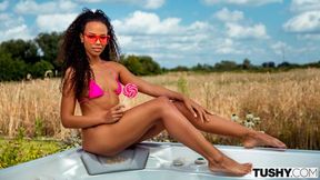 Sweet anal session with a black mademoiselle Romy Indy - HD - 12:00 video - from OK.XXX