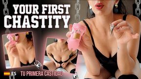 Your first chastity (small version) - SD - 19:03 video - from Clips4sale
