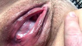 Meaty Swollen Pussy with Cum. Closeup Pussy Fucking. Creampie - HD - 4:15 video - from xHamster