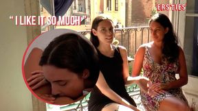 German amateur lesbian POV licks and bites nipples - SD - 5:01 video - from ExtremeWhores