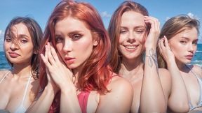 Sweetie Fox & Friends’ Beach Adventures—Big Tits & Creampies - SD - 22:39 video - from AbXXX