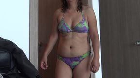 After Enjoying the Beach with My Stepson, We Go to the Hotel to Masturbate and He Cums on My Hairy P - HD - 31:08 video - from xHamster