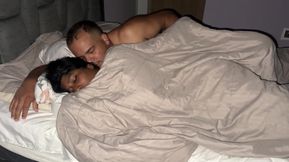 Stepdad wakes up in his stepdaughter's bed and fucks her filling her pussy with cum. - HD - 11:06 video - from xHamster