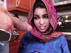 Lovely brunette Arab teen gets fucked and creampied - 6:06 video - from SleazyNEasy