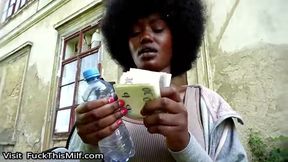 Quickie in Czech Streets with cute busty black girl - HD - 11:00 video - from JustPorn