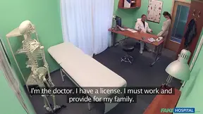 Nurse catches you boning a patient over your desk in a fake hospital - HD - 14:52 video - from Slutr