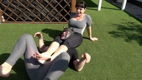 MISTRESS LILY DUPONT : SPANKED AFTER SCISSORHOLD - HD - 7:55 video - from LoyalFans