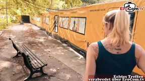 German blonde Skinny Slut try Real Blind date and fuck - HD - 29:43 video - from xHamster