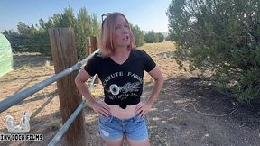 Farmer's Wife Grills New Hunky Hire - Jane Cane & Channing Bang in the Barn - HD - 10:11 video - from XXXShake