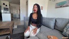 Petite ebony beauty with big natural tits gets fucked before seeing her bf - 10:17 video - featuring Gina Wap - from W1mp