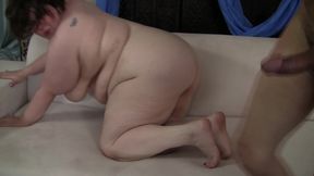 Huge tits MILF with plus size body gets licked and fucked - SD - 23:13 video - from FapHouse