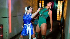 Cover-girl Christen Courtney and Rina Ellis's cosplay porn - HD - 12:00 video - featuring Rina Ellis - from PornHat