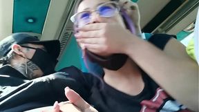 Latina slut rides big cock in public bus - 14:01 video - from FukXL