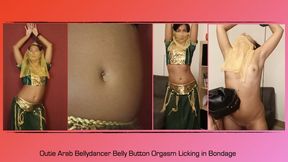 Outie Arab Bellydancer Belly Button Licking in Bondage till Orgasm - HD - 8:28 video - from Clips4sale