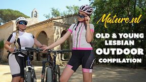 Mature blonde MATURE and petite girl's intimate outdoor moments - 15:45 video - featuring Paola Hard - from MatureVices