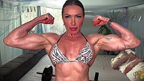 Muscle Magda - The Debut Pump - HD - 10:00 video - from Clips4sale