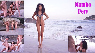 OB Honey, 1.90m Japanese-Brazilian, early evening fucking at the nude beach (DAP, Anal, 0% pussy, 3on1, Blasian, nude beach, public sex, MOC friendly) OB554 - HD - 29:33 video - from Sheer