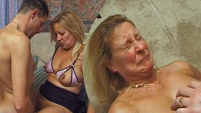 Huge squirting cumshot over a British wife - HD - 20:34 video - from xHamster