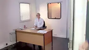 Good looking repairman is quick to bang this blonde secretary - HD - 10:01 video - from PornUse