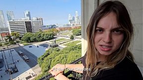 Argentinean Beauty: Blonde wife takes massive dildo in her round ass - SD - 20:48 video - from Cum-Porn