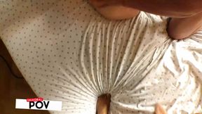 Gia's Behind Jiggles on Matt's Throbbing Cock In Cowgirl Ride! - SD - 12:43 video - from BigBigTits