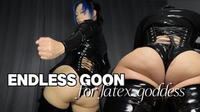 Endless gooning for latex goddess - SD - 11:37 video - from Clips4sale