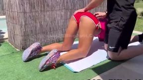 French model Vittoria Divine handles anal from her yoga instructor - SD - 26:26 video - from JizzPov