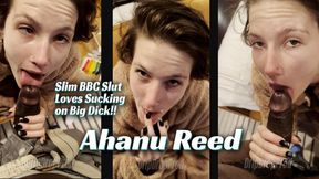 Sweet Temptations - Ahanu Reed is a BBC Slut that Sucks Cake of His Big Dick!! With POV Blowjob & Food Play!! - 3:23 video - featuring Ahanu Reed - from Clips4sale