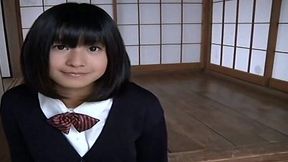 Cute Japanese college chick looks sexy in her uniform - SD - 7:50 video - from AnySex