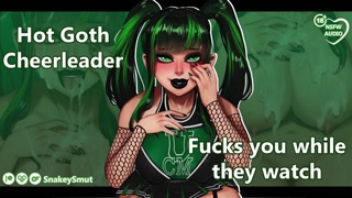 Hot Goth Cheerleader Fucks You While They Watch [Audio Porn] [Fuck My Holes] [Squad Cameos] - HD - 26:11 video - featuring Victoria Malfoy - from Pornzona