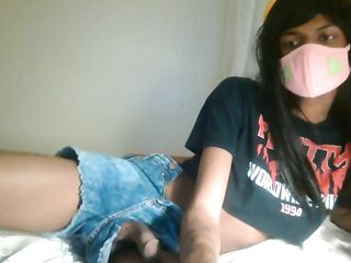Trap femboy playing with BBC and orgasms - HD - 23:51 video - from SortPorn