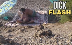 Exhibitionist Wife Outdoor Amateur MILF Blowjob & Handjob Big Cock on Nudity Beach in Front of Follower with Cum - HD - 7:48 video - from xHamster