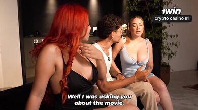BISEXUAL THREESOME! - My friend and her boyfriend know how to entertain me. - HD - 26:01 video - featuring Daniela Gomez - from Juicexxx