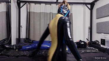This latex bondage custom video with faeriewillow came out SO GOOD - HD - 0:28 video - from Sheer