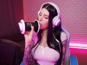 ORGASMIC ASMR GORGEOUS BABE LICKING AND SUCKING. HONEY HAZE - 11:33 video - featuring Julie Kay - from YouPorn