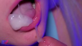Closeup Sensual Blowjob Oral Creampie - HD - 7:53 video - from XVideos