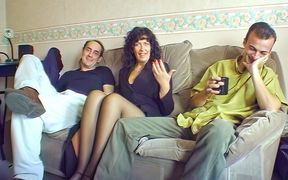 Three Guys Get to Fuck a Hot British MILF up Her Ass - HD - 26:32 video - from FapHouse