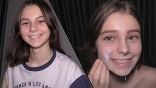 18 Yo Cutie Serves As Submissive Cumdumpster - HD - 9:54 video - from EpicGFs