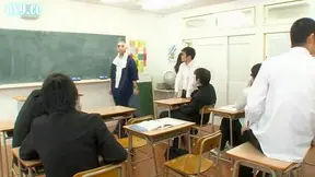 Naughty Students Gangbang Their Japanese Teacher in Wild Classroom Session - SD - 38:48 video - from JpMilfs