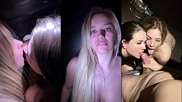 Eu e Minha irm@zinh@ PUTINHA fodemos com VÁRIAS PICAS ENORMES nas cabines de Glory Hole e o melhor, TUDO NO PELO! - HD - 17:08 video - from Sheer