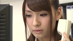 Office Beauty Yui Ooba Pleasures Herself in Office Toilet Stall - SD - 8:55 video - from JAVMix